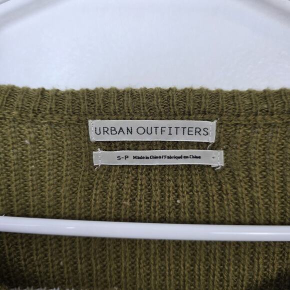 Urban Outfitters Green White Striped Oversized Preppy Streetwear Sweater Size S - Picture 7 of 12